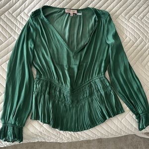 Philosophy Satin Emerald Top
